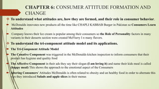 Mcdonald's and consumer behavior