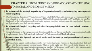 Mcdonald's and consumer behavior