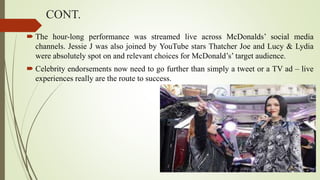 Mcdonald's and consumer behavior