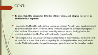 Mcdonald's and consumer behavior