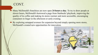 Mcdonald's and consumer behavior