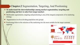 Mcdonald's and consumer behavior