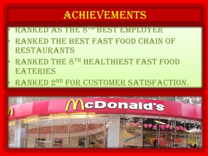 Mcdonalds Position In The Fast Food Industry Mcdonalds Position In The Fast Food Industry