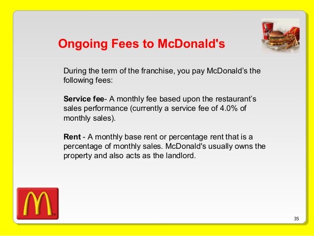 Mc donalds final powerpoint