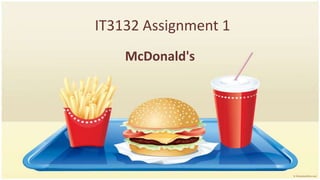 IT3132 Assignment 1 McDonald's 