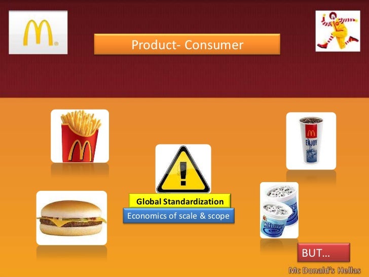 Mc Donald's Global Standardization Adaptation