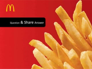 Operation StrategyFranchise ManagementQuality ControlR&DSupply Chain Management