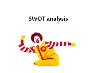 SWOT analysis 
 