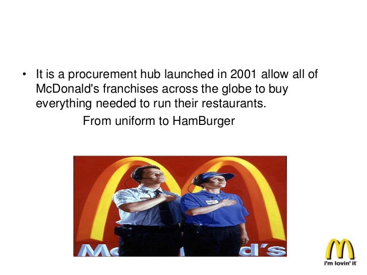 Supply chain management of McDonalds