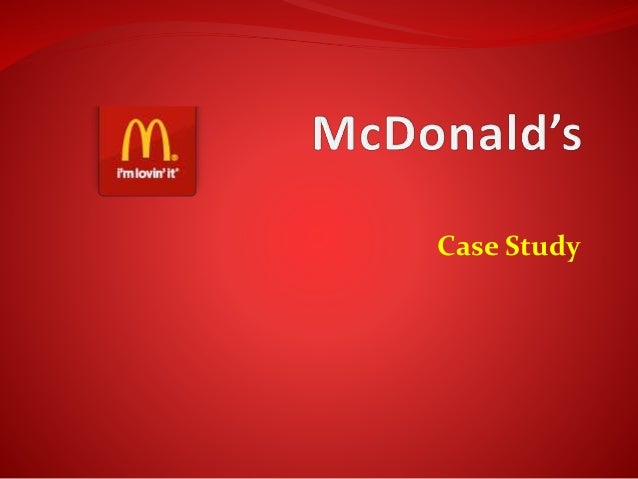 mcdonald's case study conclusion