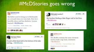 #McDStories goes wrong
 