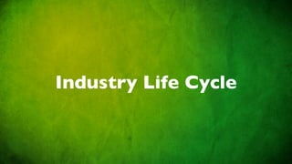 Industry Life Cycle
 