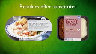 Retailers offer substitutes
 