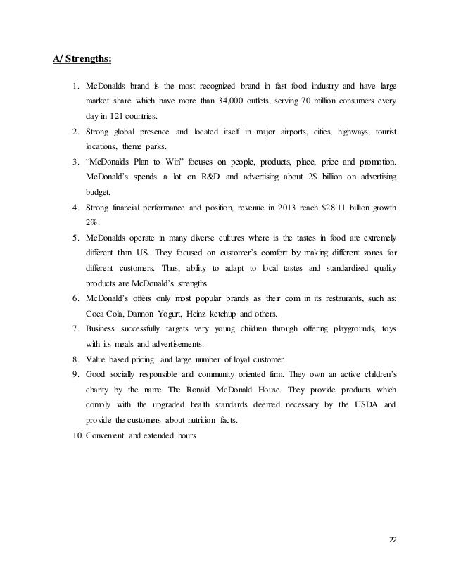 mcdonalds case study