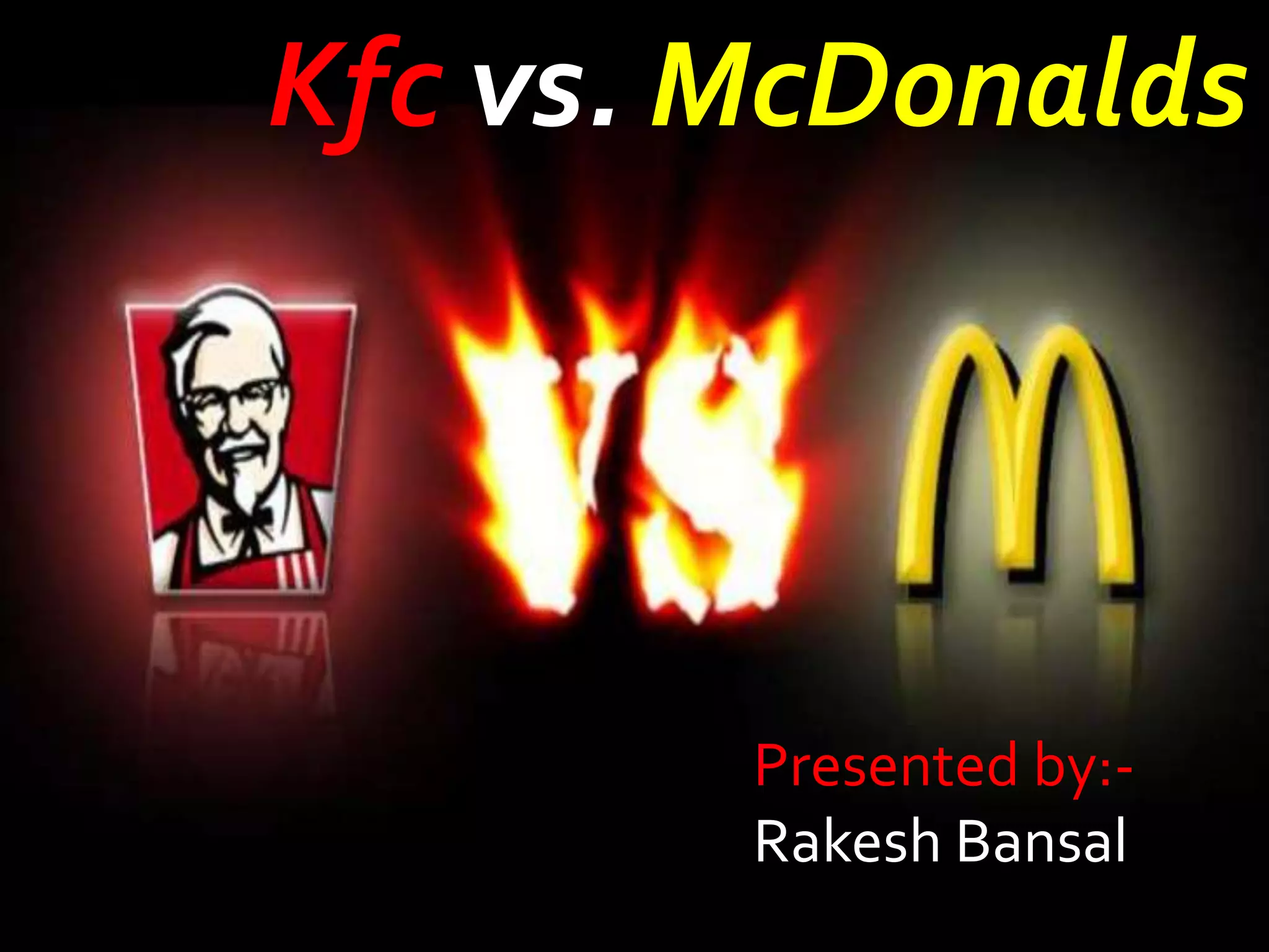 McDonald's vs KFC | PPTX