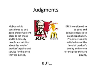 Mcdonald vs kfc | PPTX