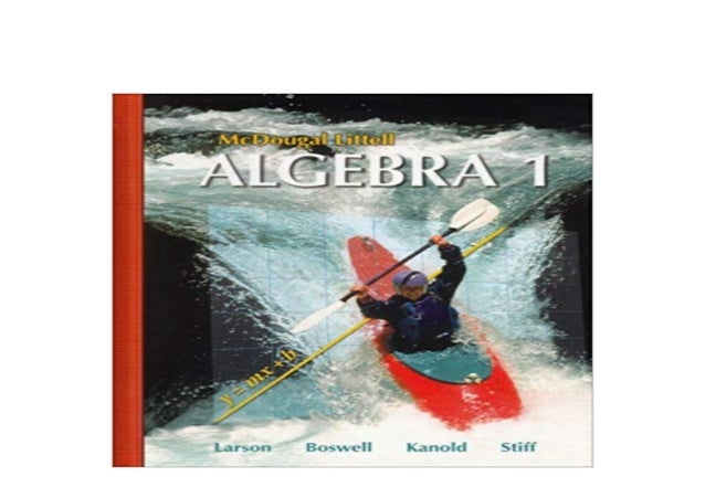 Mcdougal littell algebra 1 teacher's edition pdf picture