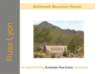 McDowell Mountain Ranch Russ Lyon An Award Winning  Scottsdale Real Estate  Community 