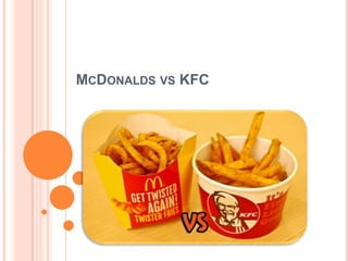 MCDONALDS VS KFC

 