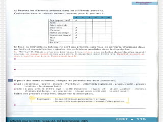 Activités pour le CECR, niveau A2. Clé International, 2005 