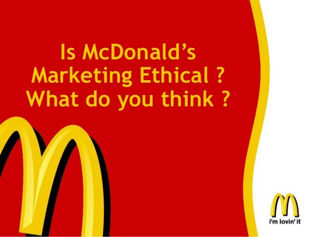 Mcdonalds Ethical Issues