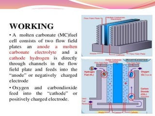molten carbonate fuel cell | PPTX