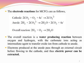 molten carbonate fuel cell | PPTX
