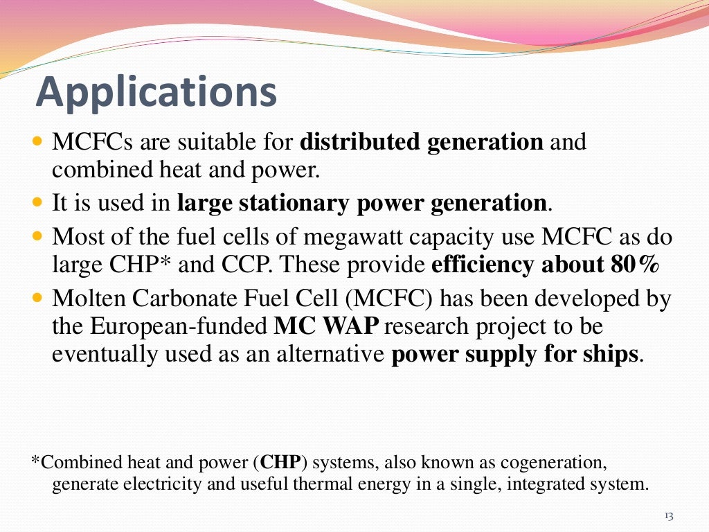 molten carbonate fuel cell