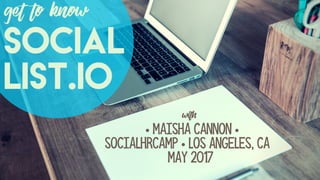 SocialHRCamp 2017 - Los Angeles #SHRC17