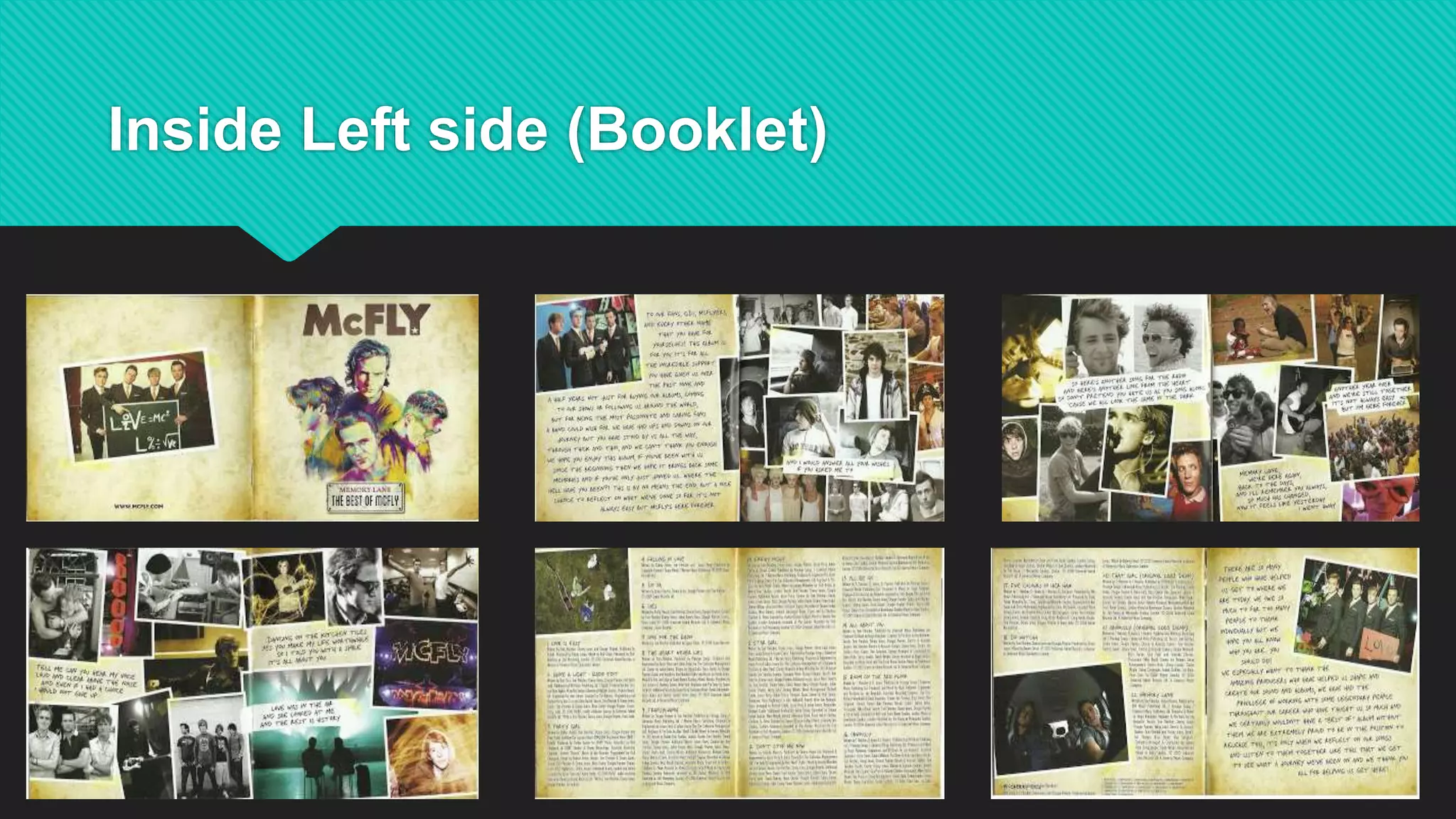 Inside Left side (Booklet)
 