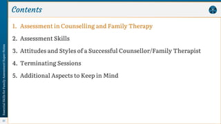 Essential Skills for Family Assessment - Marital and Family Therapy and ...