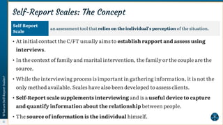 Self-Report Scales - Marital and Family Therapy and Counselling ...