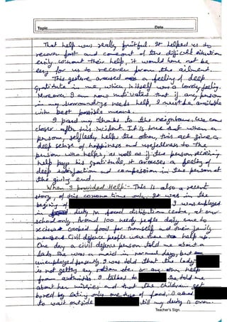 IGNOU Sample Practical File for MCFTL008 Reflective Journal