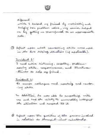 IGNOU Sample File for MCFTL008 Reflective Journal MS