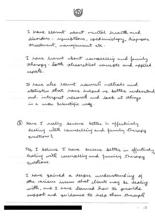 IGNOU Sample File for MCFTL008 Reflective Journal MS