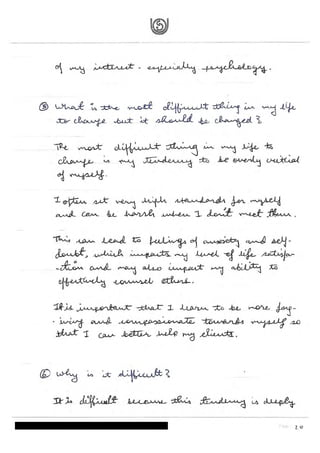 IGNOU Sample File for MCFTL008 Reflective Journal MS