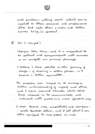 IGNOU Sample File for MCFTL008 Reflective Journal MS