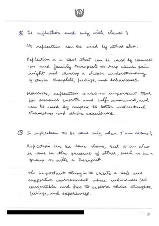 IGNOU Sample File for MCFTL008 Reflective Journal MS