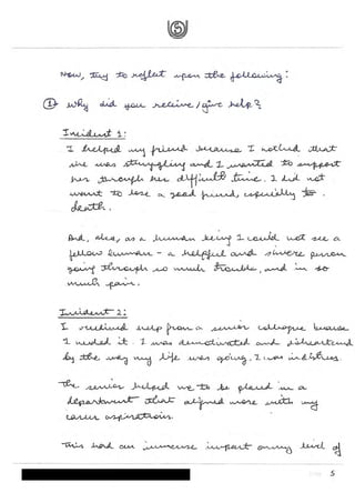 IGNOU Sample File for MCFTL008 Reflective Journal MS