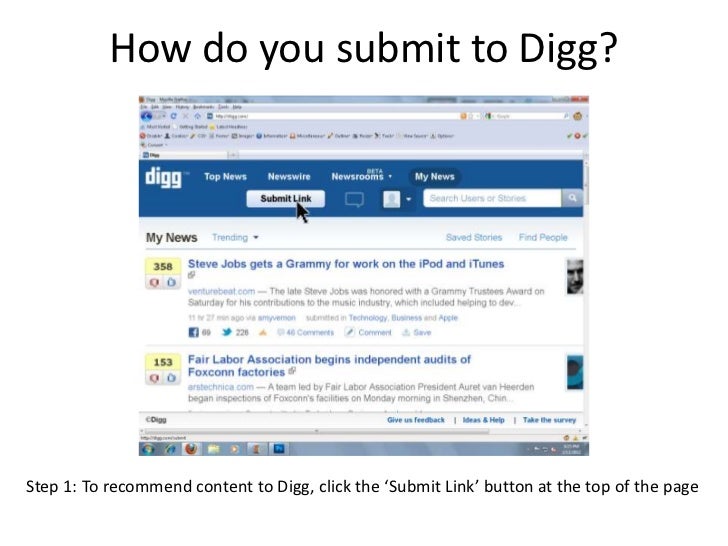 Using Digg