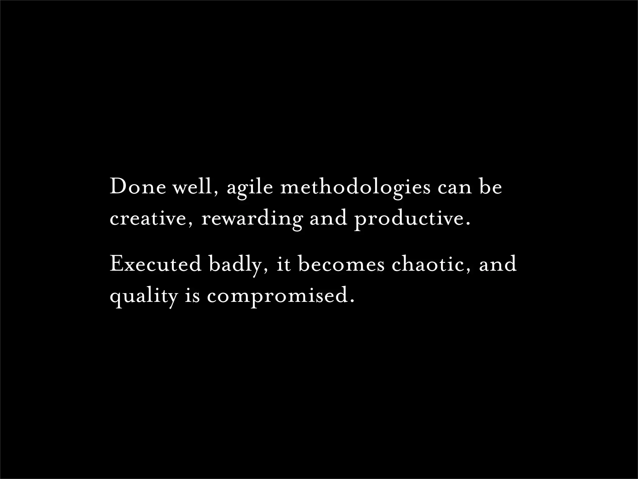 Realising Dreams: Building for the Web