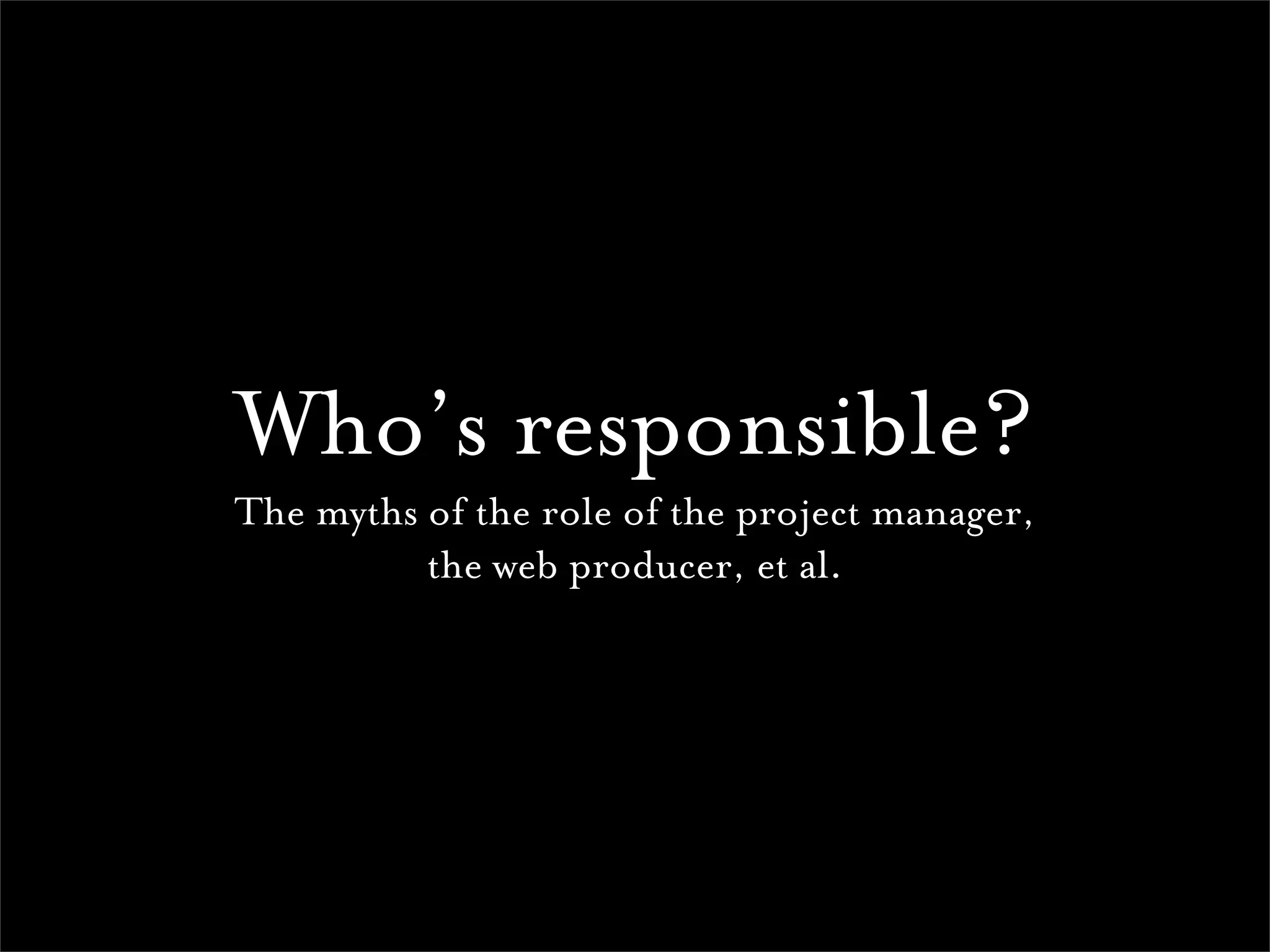 Realising Dreams: Building for the Web
