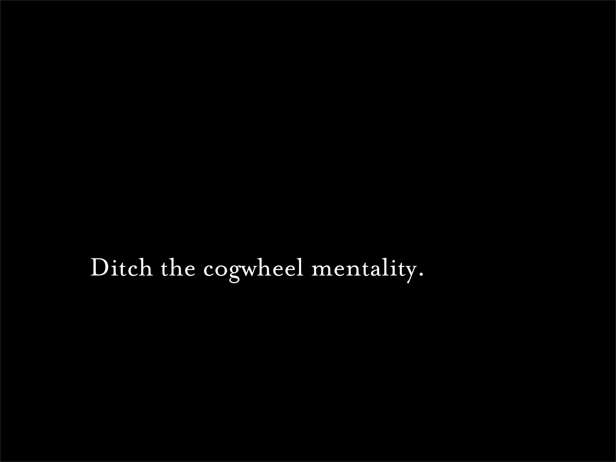 Realising Dreams: Building for the Web