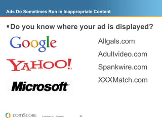 Cookie Deletion: Rampant & GrowingSite CookiesAd Server CookiesOne Key Result: Substantial Understatement of Individuals Reached at an Optimal Frequency Level…