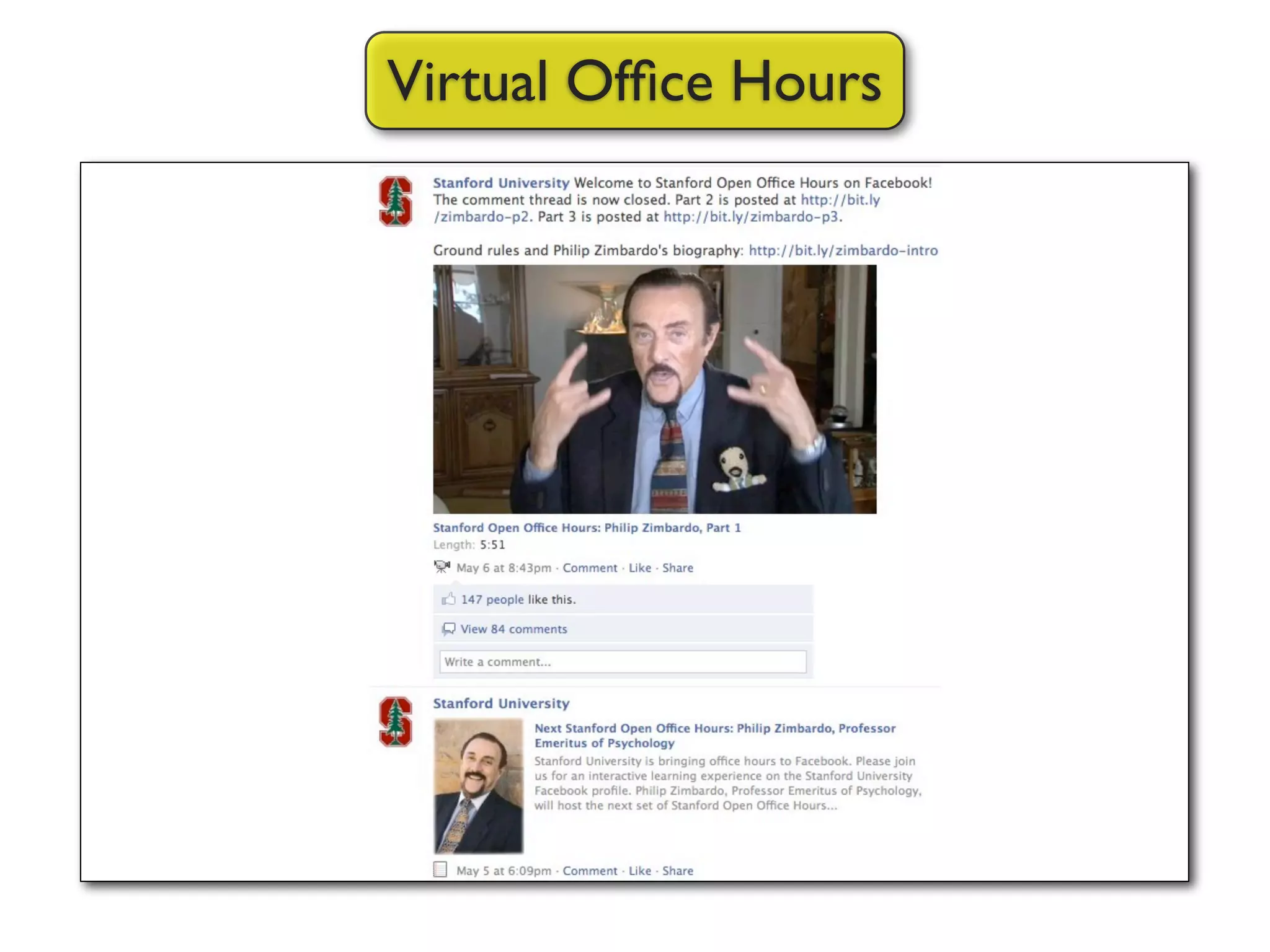 Virtual Ofﬁce Hours
 
