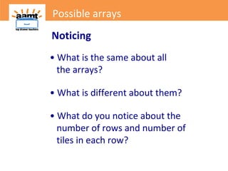 Top Drawer Teachers: Possible Arrays | PPT