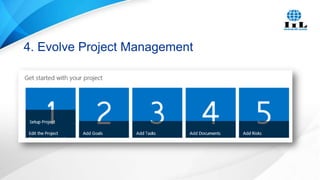 4. Evolve Project Management

 