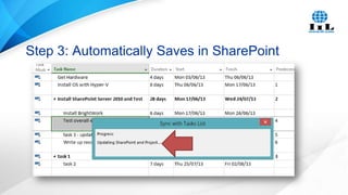 Step 3: Automatically Saves in SharePoint

 