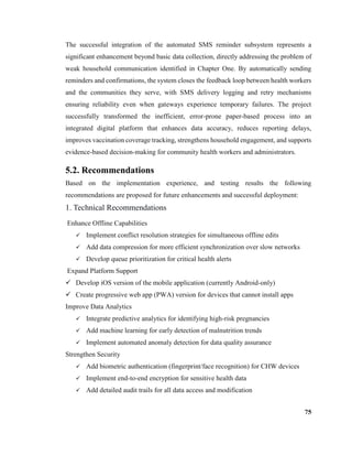 Community Maternal & Child Health Data Collection System Development ...