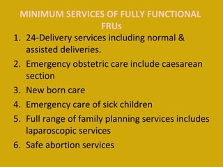 MINIMUM SERVICES OF FULLY FUNCTIONAL
                       FRUs
1. 24-Delivery services including normal &
   assisted de...